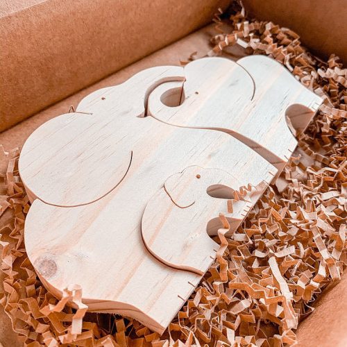 WoodenElephantFamilyPuzzle