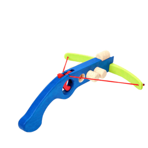 WoodenToyCrossbow Blue