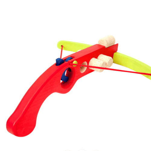 WoodenToyCrossbow Red2