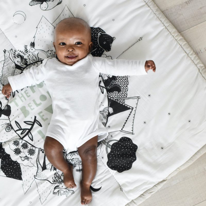 baby organic cotton playmat forest animals 3