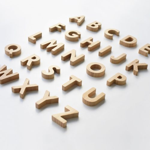 bamboo wooden alphabet letter learning tool 4