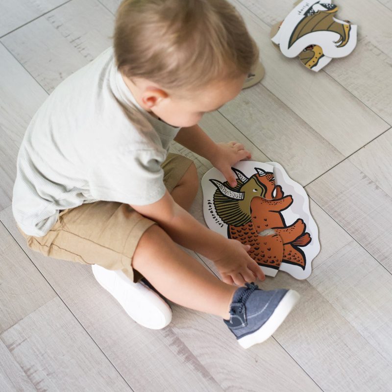 beginner puzzles child development first puzzle dinos