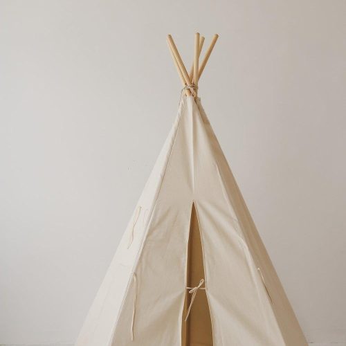 beige teepee and mat set 328052