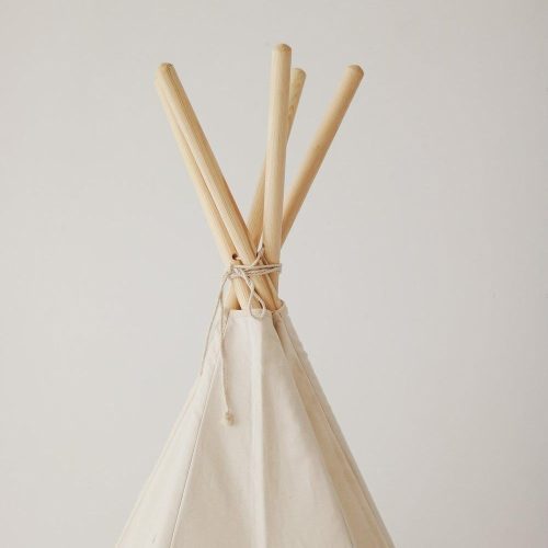 beige teepee and mat set 529164