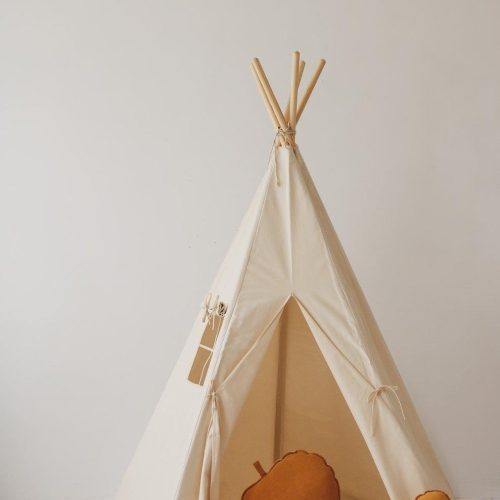 beige teepee and mat set 938140