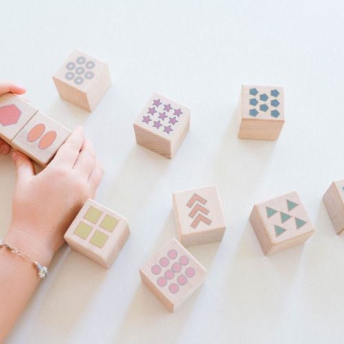 boho number counting shape blocks by bannor toys 201463