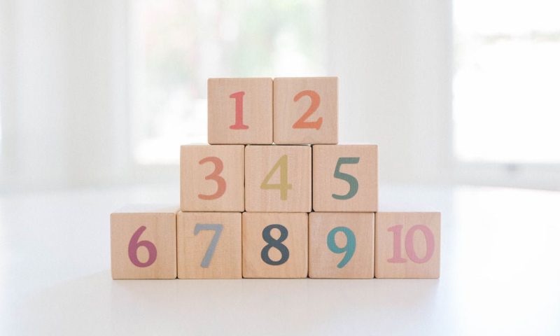 boho number counting shape blocks by bannor toys 449619