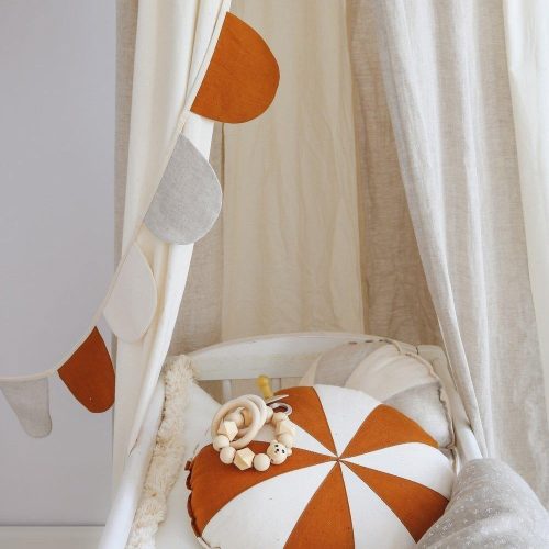 caramel candy patchwork cushion 395201