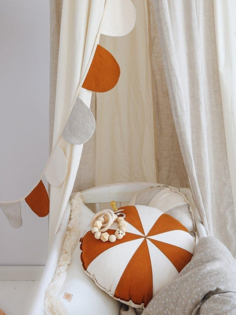 caramel candy patchwork cushion 395201