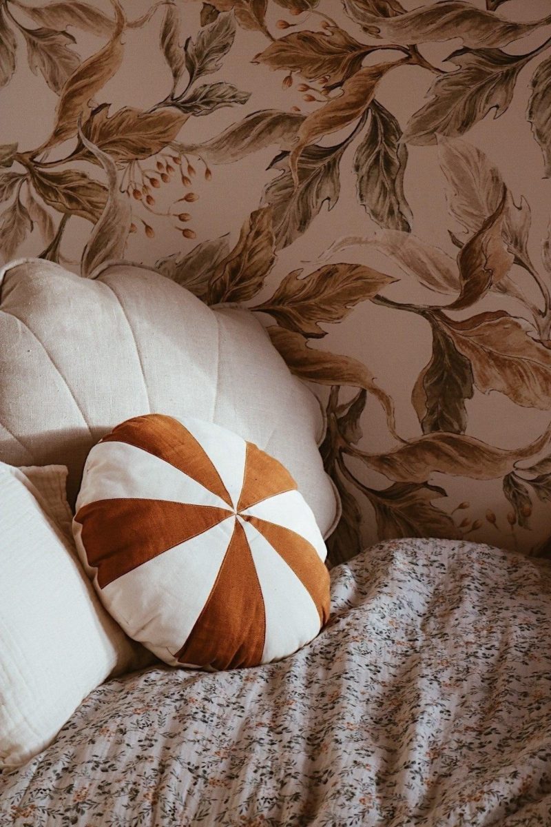 caramel candy patchwork cushion 406759