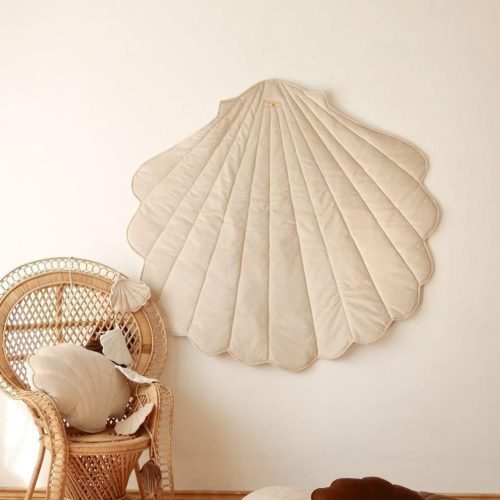 cream velvet shell mat 875493