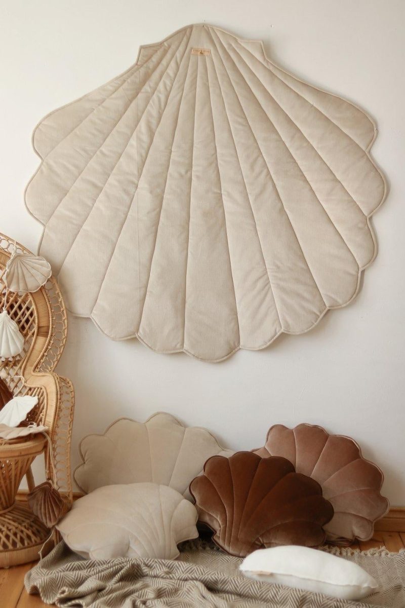 cream velvet shell mat 906850