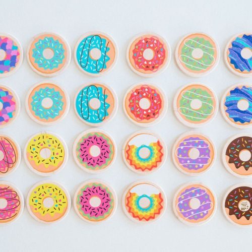 donut matching tiles by bannor toys 213008