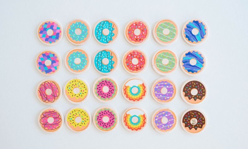 donut matching tiles by bannor toys 213008