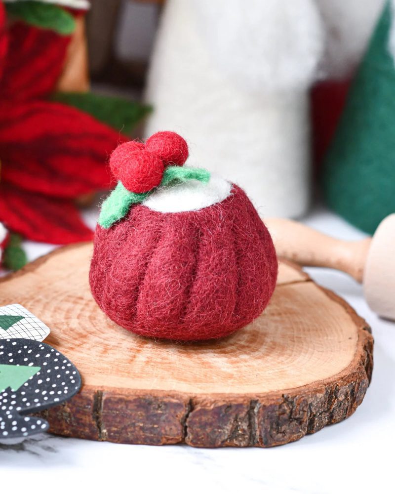 felt christmas bundt cake