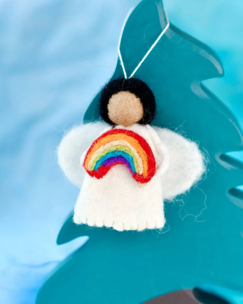 felt fairies with rainbows 3