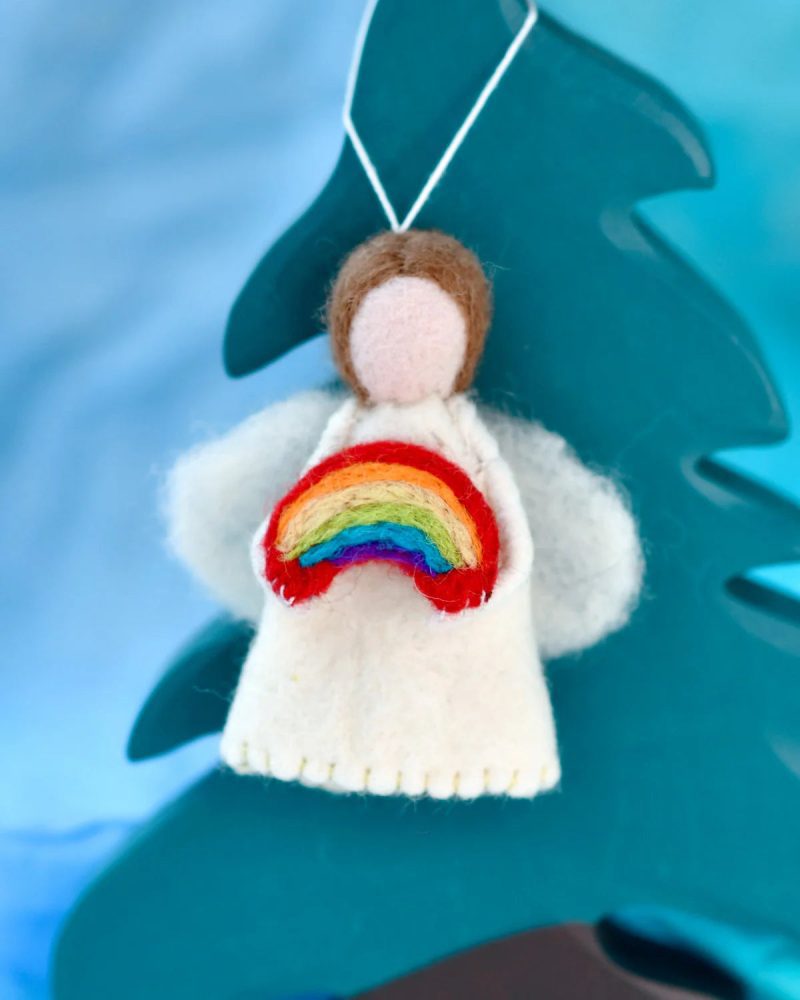 felt fairies with rainbows 4