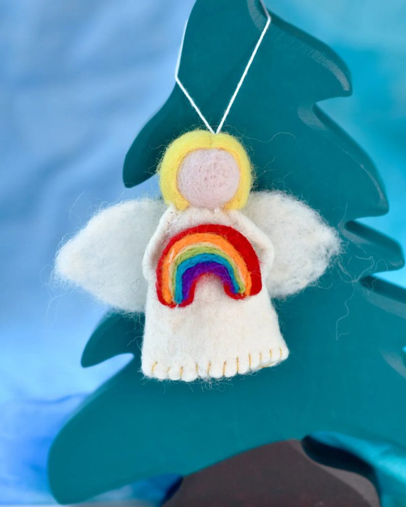 felt fairies with rainbows 5