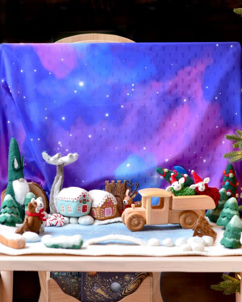 felt large snowscape playmat 5