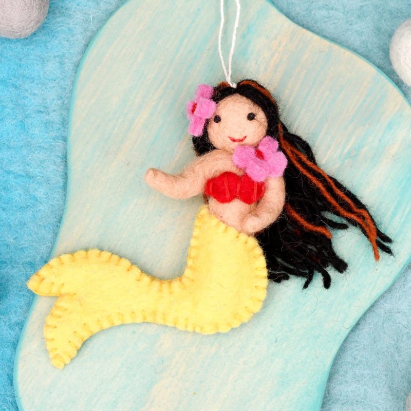 felt mermaid hanging 3