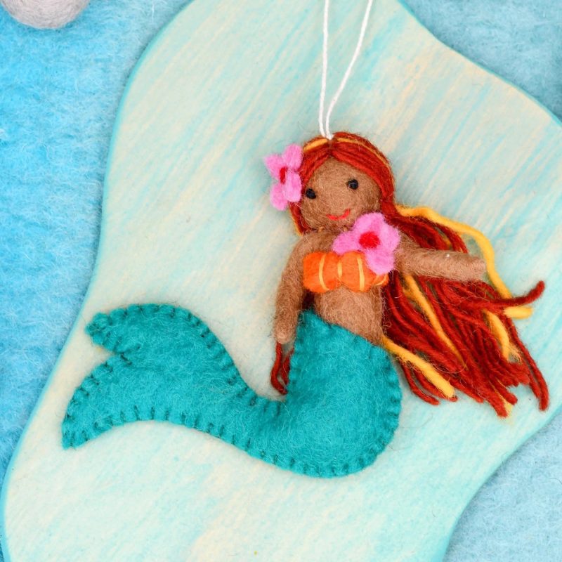 felt mermaid hanging 6