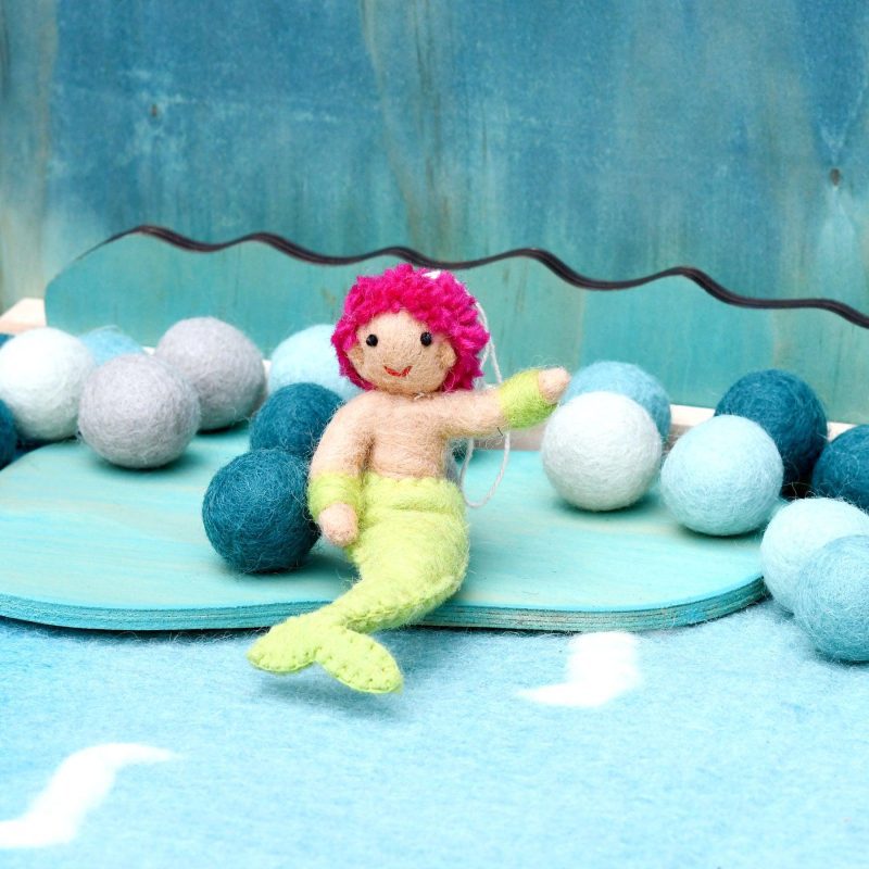 felt mermaid hanging 9