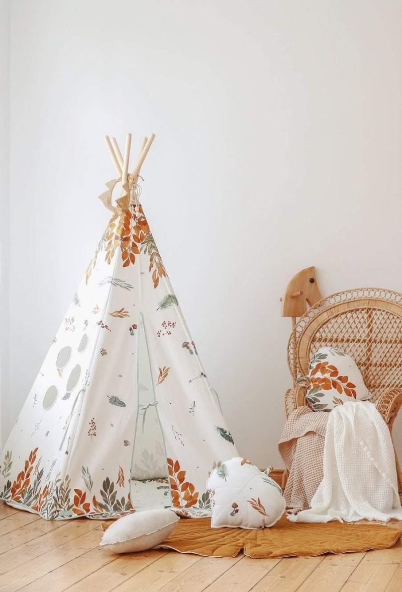 forest friends teepee and mat set 279040