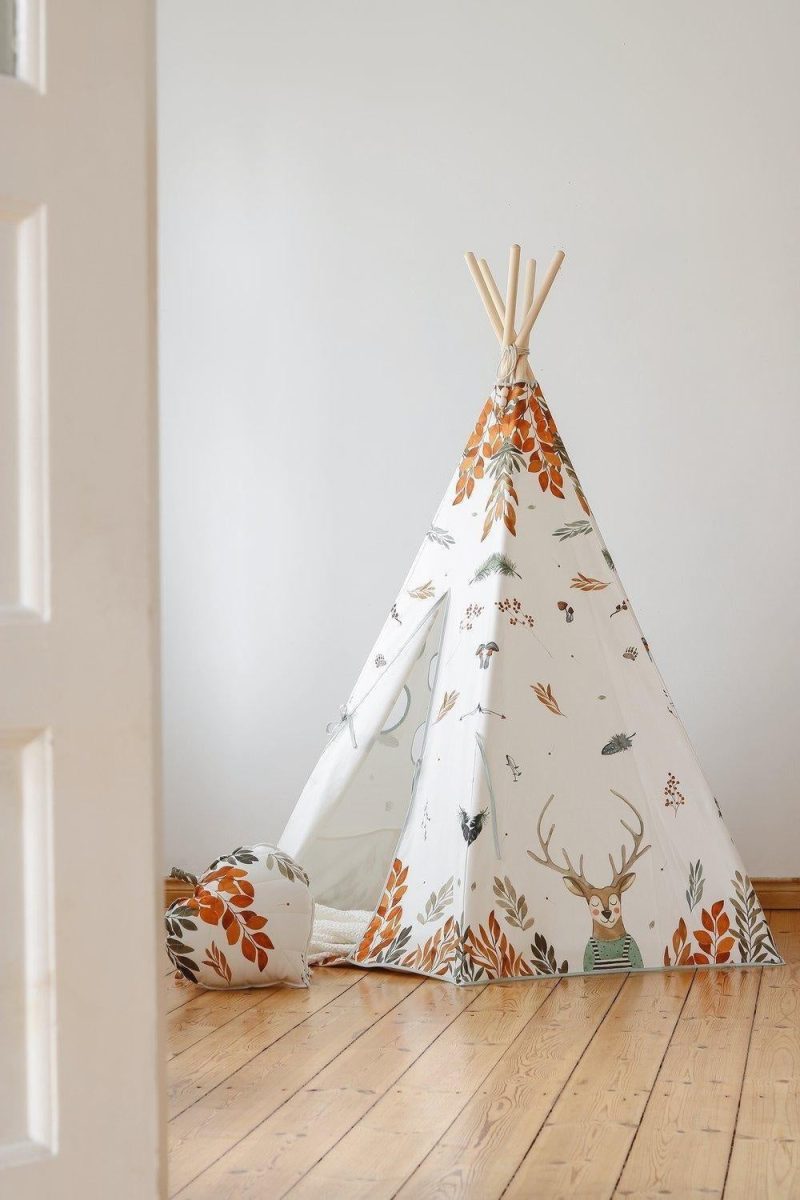 forest friends teepee and mat set 284674