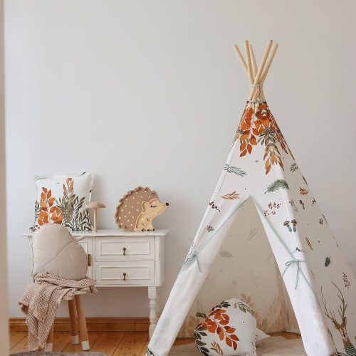 forest friends teepee and mat set 567333