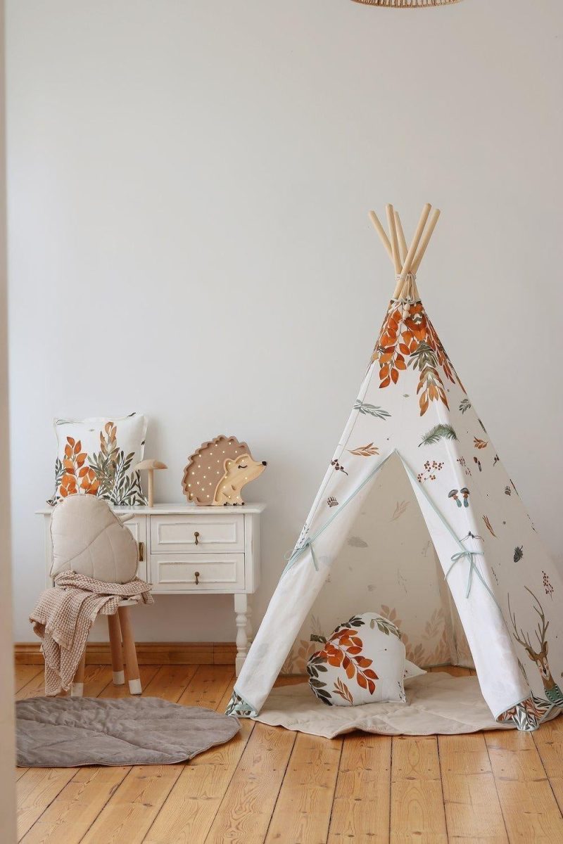 forest friends teepee and mat set 567333