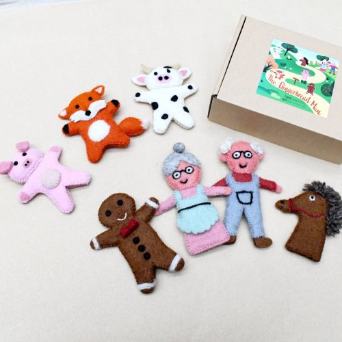 gingerbread man finger puppets 3