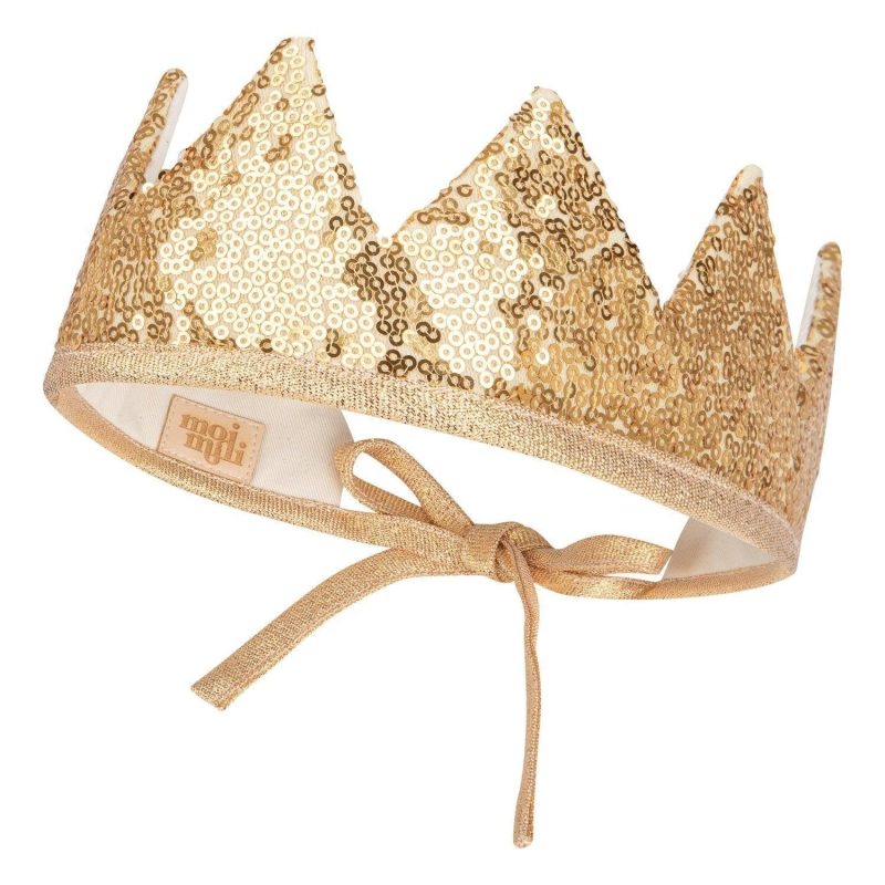 gold sequins fairy tale crown 187405