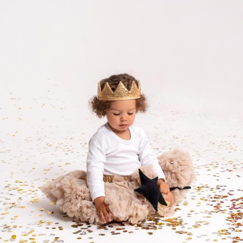 gold sequins fairy tale crown 614709