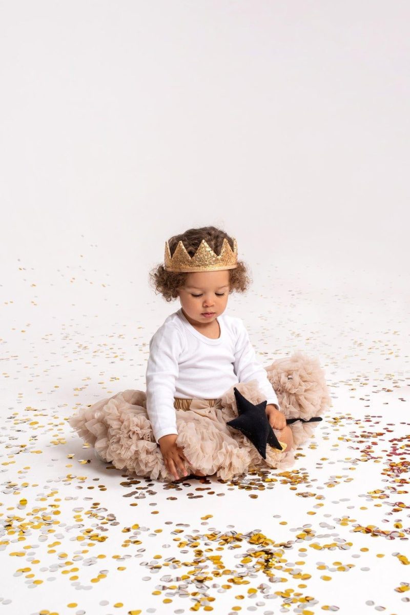 gold sequins fairy tale crown 614709