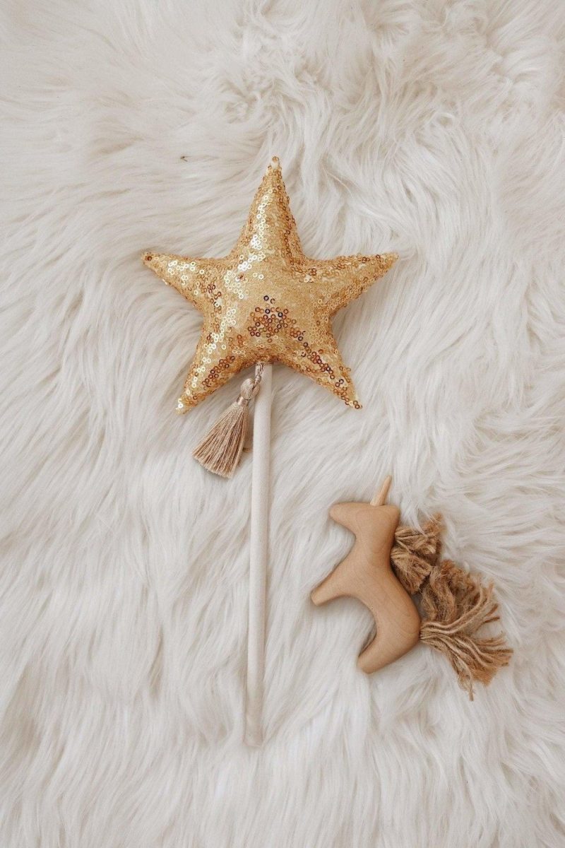 gold sequins wand 678920