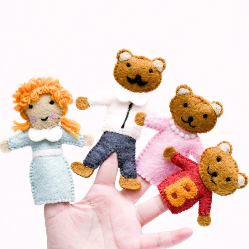 goldilocks finger puppets 2