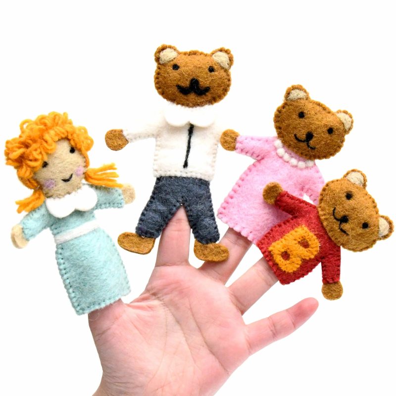 goldilocks finger puppets