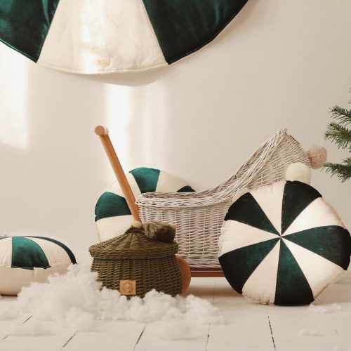 green candy patchwork cushion 395715