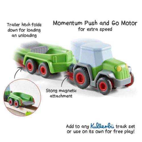 haba kullerbu vehicles kullerbu tractor and trailer with momentum motor 28746451910754