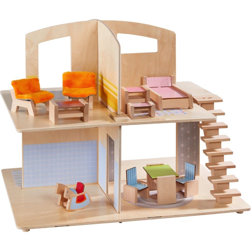 haba little friend buildings little friends dollhouse town villa with furniture 28746447061090