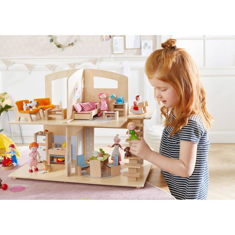 haba little friend buildings little friends dollhouse town villa with furniture 28746447847522