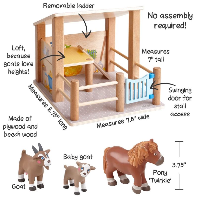 haba little friend buildings little friends petting zoo with farm animals 28746354786402