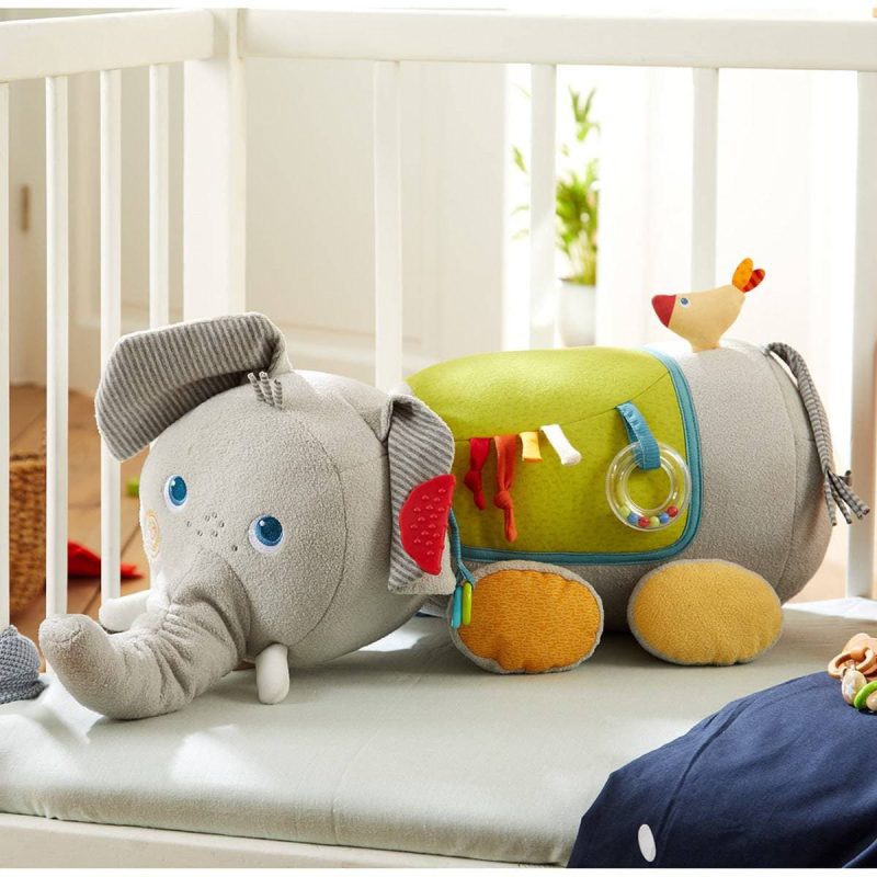 haba plush baby elephant discovery pillow 28746367467618