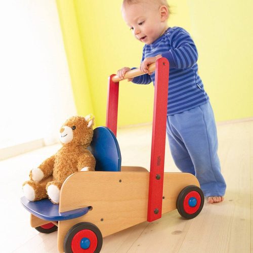 haba push pull walker wagon push toy 28750641299554