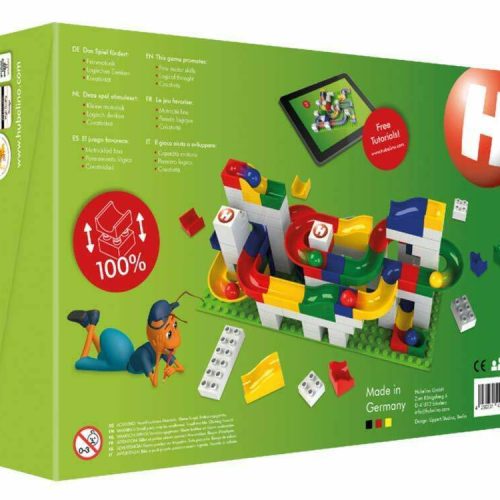 hubelino marble run hubelino basic building box 123 pcs 28746440212578