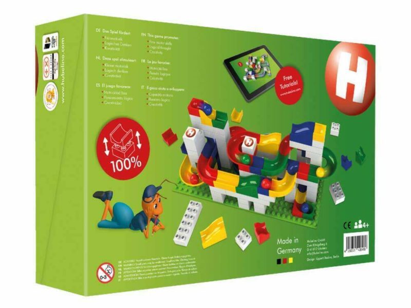 hubelino marble run hubelino basic building box 123 pcs 28746440212578