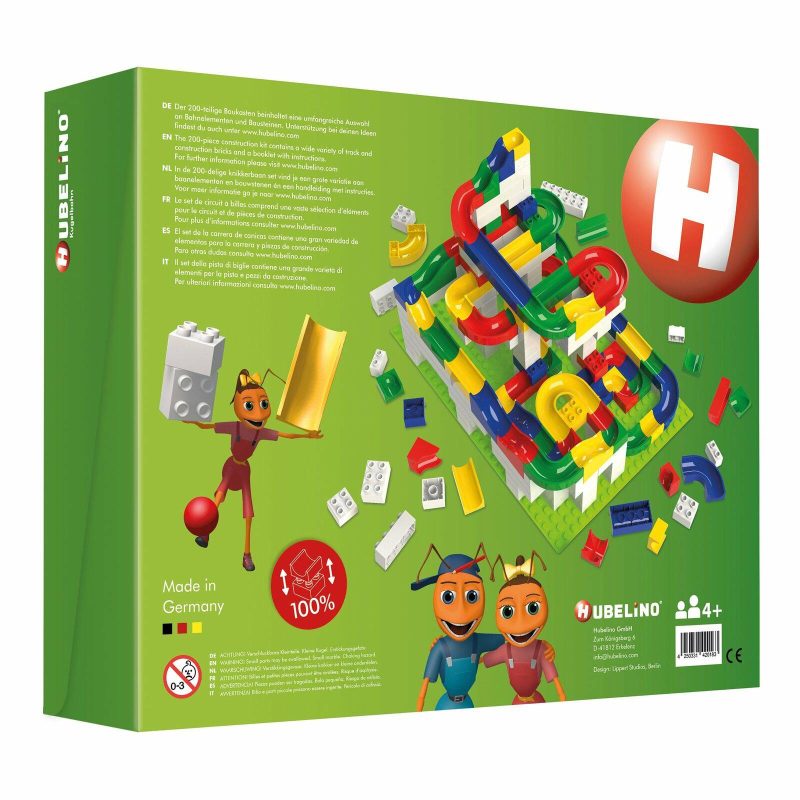 hubelino marble run hubelino big building box 200 pcs 28746437689442