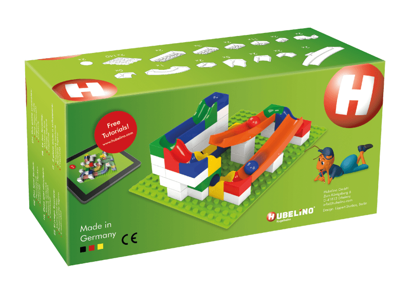 hubelino marble run hubelino see saw action set 28746348068962