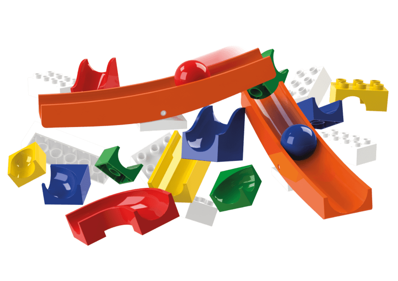 hubelino marble run hubelino see saw action set 28746348789858