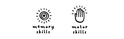 Icons: promotes memory skills and motor skills.